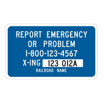 I-13 Emergency Notification Sign