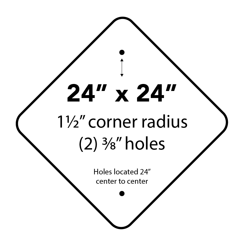 W10-3 Parallel Railroad Crossing (side road) Sign